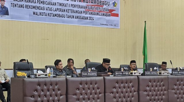 DPRD Kotamobagu Gelar Paripurna LKPj Wali Kota 2024