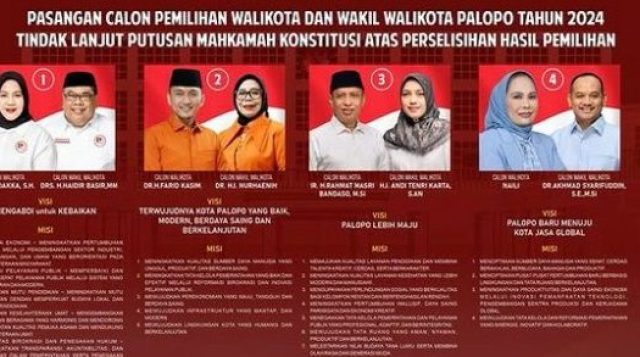 Hasil PSU Pilkada Palopo: Naili-Akhmad Klaim Menang, 104 Warga tak Memilih