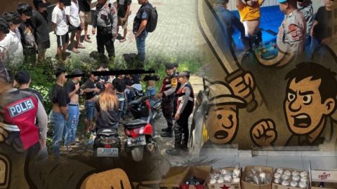 Tumpas Premanisme, Polres Kotamobagu Amankan Ratusan Liter Miras dan Panah Wayer