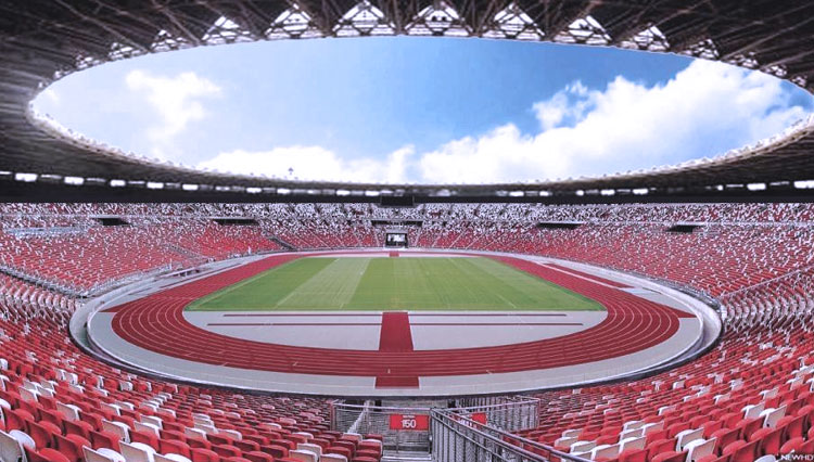 Stadion GBK salah satu lapangan akan digunakan jika Indonesia menjadi tuan rumah kualifikasi ronde keempat Piala Dunia 2026. (foto infobola)