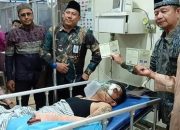 Pengantin di Palembang yang dibacok sejumlah orang menggelar akad nikah di IGD.