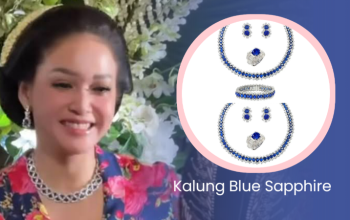 Kalung Blue Sapphire Maia Estianty