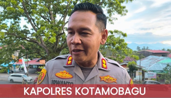 Kapolres Kotamobagu, AKBP Irwanto SIK MH