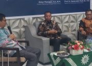 Bupati Boltim, Oskar Manoppo, SE, MM saat berdiskusi tentang tujuan kerja sama dengan Universitas Muhamamdiyah Malang