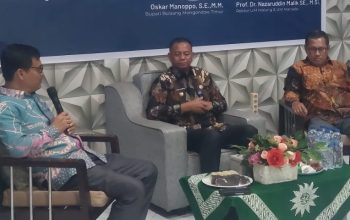 Bupati Boltim, Oskar Manoppo, SE, MM saat berdiskusi tentang tujuan kerja sama dengan Universitas Muhamamdiyah Malang