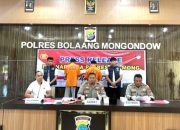 Terduga Pelaku Pengedar Narkoba yang Diringkus Polres Bolmong. (Foto: Humas Polres Bolmong)