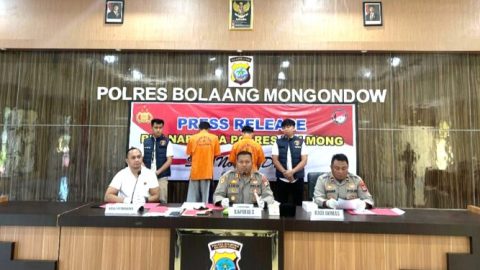 Pelaku Pengedar Sabu Asal Donggal Diringkus Polres Bolmong, Ternyata Edarkan Barang Haramnya ke Daerah Ini