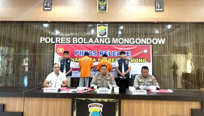 Pelaku Pengedar Sabu Asal Donggal Diringkus Polres Bolmong, Ternyata Edarkan Barang Haramnya ke Daerah Ini