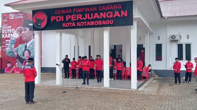 Peringati Bulan Bung Karno, PDI Perjuangan Kotamobagu Gelar Kegiatan Monumental