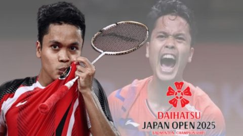 Japan Open 2025: Baru Pulih Cedera, Anthony Sinisuka Ginting Bertemu Kodai Naraoka