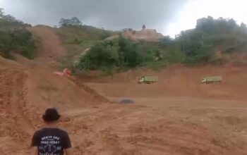 Lokasi Pertambangan Emas Milik Ci Glory yang ada di Desa Lanut