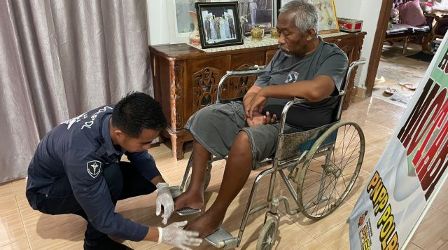 MOTABI: Sentuhan Empati Polres Kotamobagu untuk Anggota yang Sakit