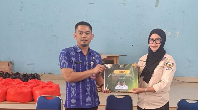 Pemdes Kobo Kecil Terima DHKP dari Pemkot Kotamobagu