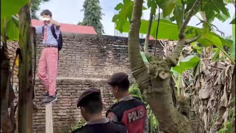 Tim Pantera Polres Kotamobagu Gagalkan Aksi Kabur Siswa SMK Lewat Pagar Sekolah