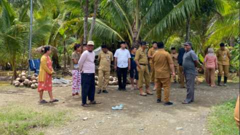 Bupati Boltim Tinjau Lokasi Banjir di Nuangan dan Motongkad, Tanggul Sungai Segera Dibangun