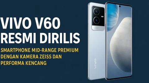 Vivo V60 Resmi Hadir di Indonesia: Kamera ZEISS, Snapdragon 7 Gen 4, dan Fitur Unggulan untuk Pengguna Lokal