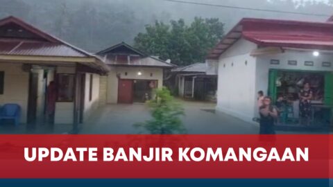Update Banjir Komangaan Bolmong: Warga Bersihkan Rumah, BPBD Siaga  9 Beberapa rumah warga Komangaan yang terdampak banjir pada Sabtu, 20 September 2025.