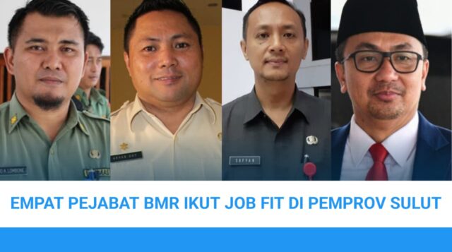 Empat Pejabat BMR Ikut Job Fit Eselon II Pemprov Sulut, Seleksi Dimulai Hari Ini
