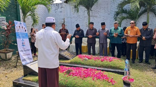 Peringati HUT ke-62 Sulut, Pemprov Ziarah ke Makam Abdullah Amu dan Hasan Abas Nusi di Gorontalo