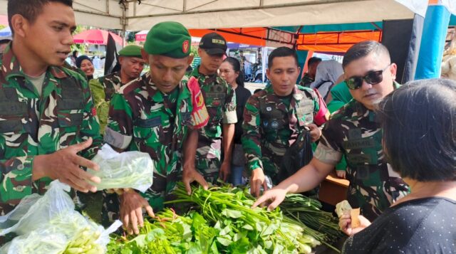 Sambut HUT TNI ke-80, Kodim 1303 Bolmong Hadirkan Pasar Murah dan Donor Darah di Kotamobagu