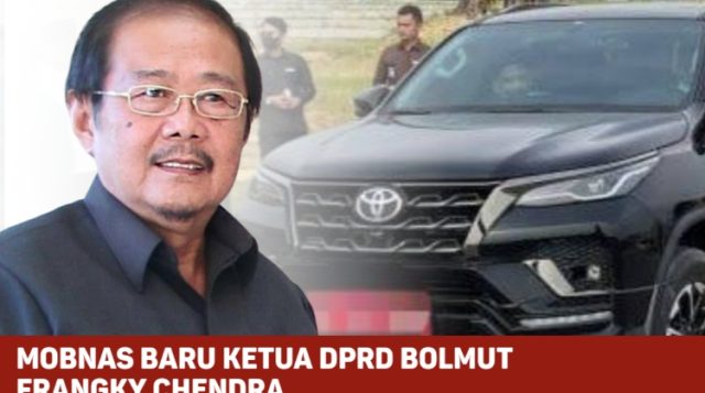 Mobnas Rp700 Juta Ketua DPRD Bolmut: Simbol Kemewahan atau Kebutuhan Publik?