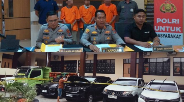 Diungkap Polres Kotamobagu, Begini Peran Ketiga Terduga Pelaku Sindikat Penggelapan Kendaraan Lintas Kabupaten di Sulut