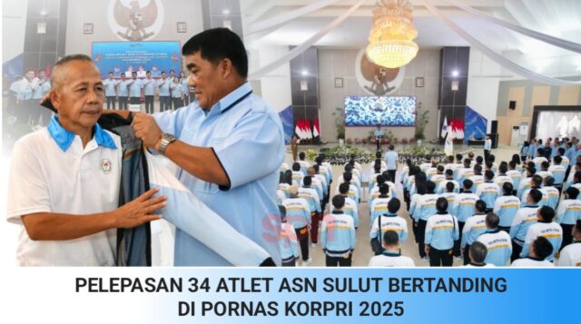 34 ASN Sulut Bertanding di 11 Cabor PORNAS KORPRI XVII, Yulius Selvanus: Jangan Pulang dengan Malu