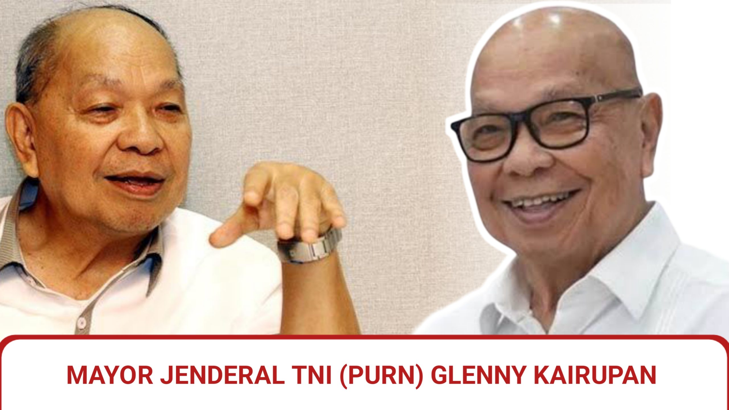 Glenny Kairupan, Putra Manado, Resmi Jabat Dirut Garuda Indonesia 3 "Mayor Jenderal TNI (Purn) Glenny Kairupan: Tegas dalam tutur, hangat dalam senyum. Dua sisi kepemimpinan yang menginspirasi.