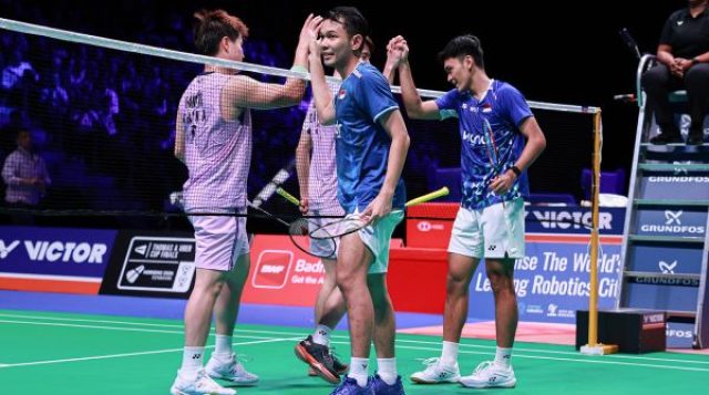 Fajar/Fikri Tembus Final Denmark Open 2025 Usai Taklukkan Ganda China