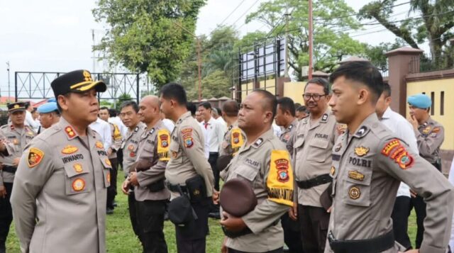 Kapolres Kotamobagu Sidak Penampilan Personel, Tegaskan Profesionalisme Polri