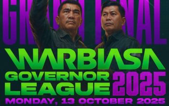 Turnamen Esport Nasional Gunakan Game Lokal “Wardeka”, Sulut Cetak Sejarah Digital Kreatif 4 Poster resmi Grand Final Warbiasa Governor League 2025 yang digelar Senin (13/10), oleh Dinas Pariwisata Sulut. Tiga kompetisi unggulan, Wardance Highschool, Warcosplay, dan Warbiasea Esport, mempertemukan talenta kreatif dari berbagai kota dan SMA. Ajang ini menjadi simbol kebangkitan ekonomi kreatif digital berbasis budaya lokal.