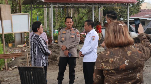 Kapolres Kotamobagu Tinjau Langsung Kesiapan Program Gizi Nasional di Kotabangon