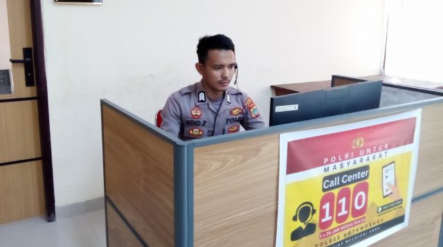 Polres Kotamobagu Perkuat Respons Darurat Lewat Layanan Polisi 110, Gratis 24 Jam