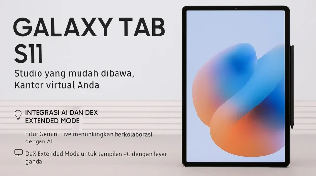 Samsung Galaxy Tab S11 Resmi Hadir di Indonesia: Tablet AI untuk Profesional dan Kreator