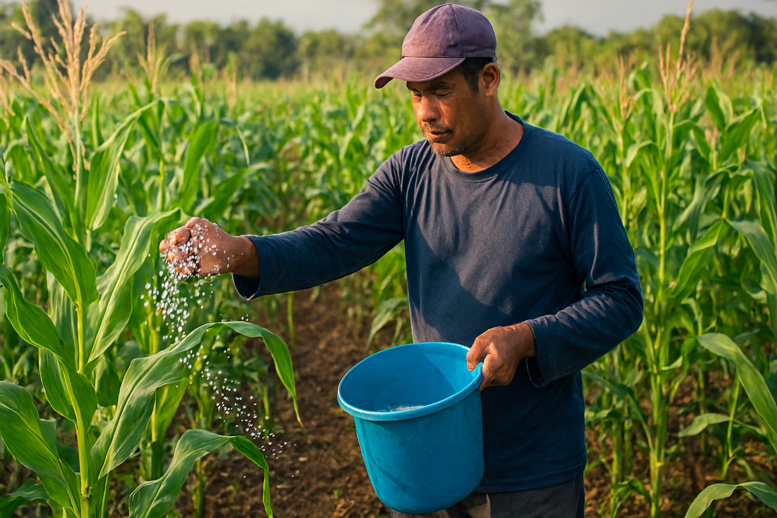 5 Pupuk Bersubsidi Harganya Turun 20 Persen 1 Petani di Minahasa menyebar pupuk subsidi jenis urea di lahan jagung, menyambut penurunan harga 20 persen yang mulai berlaku nasional sejak 22 Oktober 2025. Kebijakan ini dinilai meringankan beban produksi dan meningkatkan semangat tanam menjelang musim hujan.
