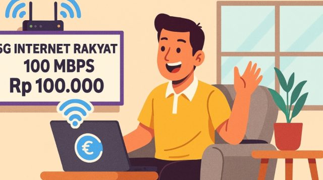Mulai Beroperasi 2026, Internet Rakyat Paket 5G Rp100 Ribu Baru Tersedia di Tiga Pulau Ini 