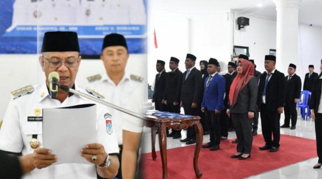 Daftar 22 Pejabat Administrator dan Pengawas Dilantik Bupati Oskar Manoppo 