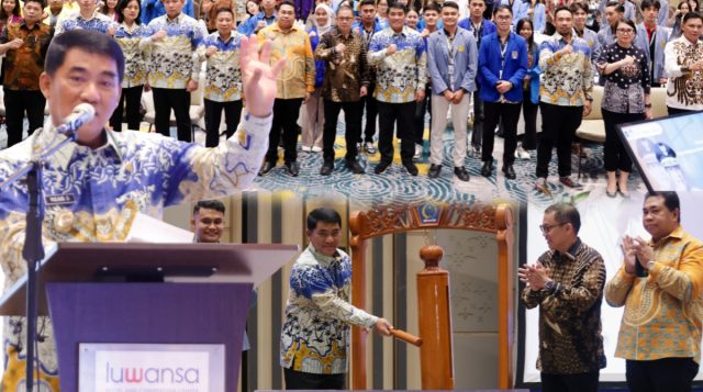 Hadiri Liga Debat Mahasiswa Sulut 2025, Gubernur Yulius Tekankan Peran Ekonomi Biru–Hijau 