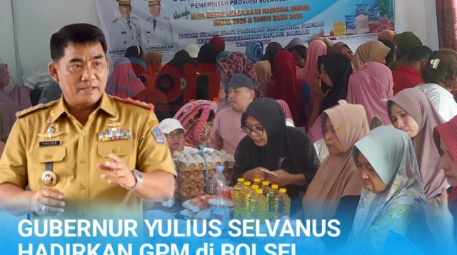 Bantu Warga Bolsel, Gubernur Yulius Selvanus Hadirkan GPM Jelang Natal 2025 dan Tahun Baru 2026