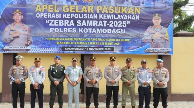 Operasi Zebra Samrat 2025 Dimulai, Kapolres Kotamobagu: Fokus Tertib Lalu Lintas