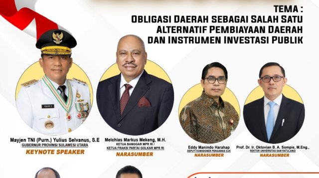 Sarasehan Nasional di Manado Bahas Obligasi Daerah untuk Pembiayaan Publik