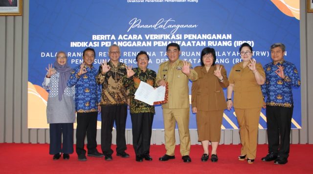 RTRW Sulut 2025 Masuki Tahap Final, Gubernur Yulius Selvanus Sahkan 8 IPPR