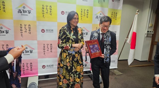 Sulut–Kochi Perkuat Kerja Sama, Gubernur Hamada Sambut Delegasi Ibu Anik Yulius Selvanus