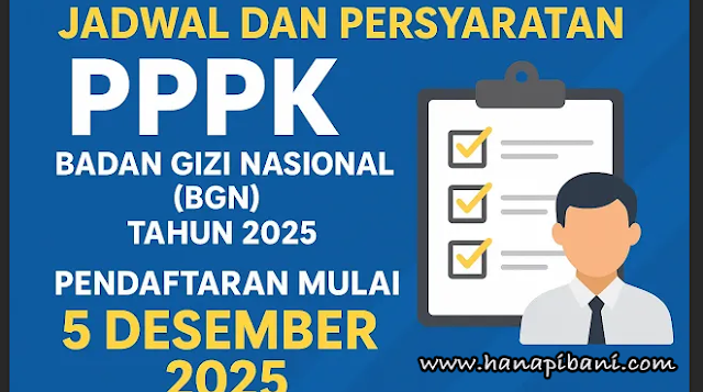 Pemerintah Buka 32 Ribu Formasi PPPK BGN 2025