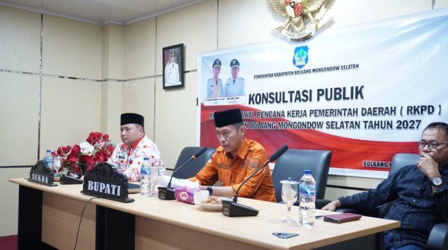 Konsultasi Publik RKPD 2027 Resmi Dibuka di Bolsel