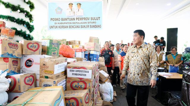 Gelombang Keempat Bantuan ke Siau: Gubernur Yulius Tegaskan Komitmen Pemprov Sulut