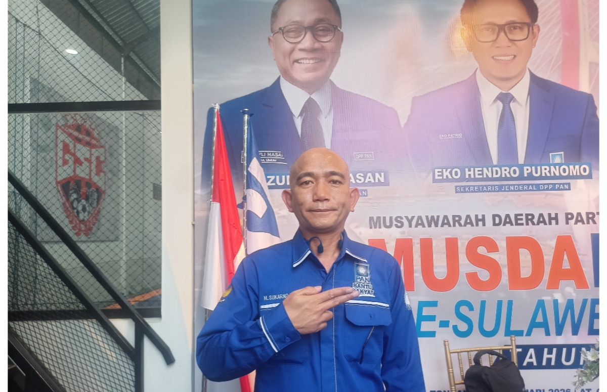 Sukarno Hatta Mimin Binol resmi menerima mandat sebagai Ketua DPD PAN Kotamobagu masa bakti 2025–2030, usai Musda VI PAN Sulut di Minahasa.