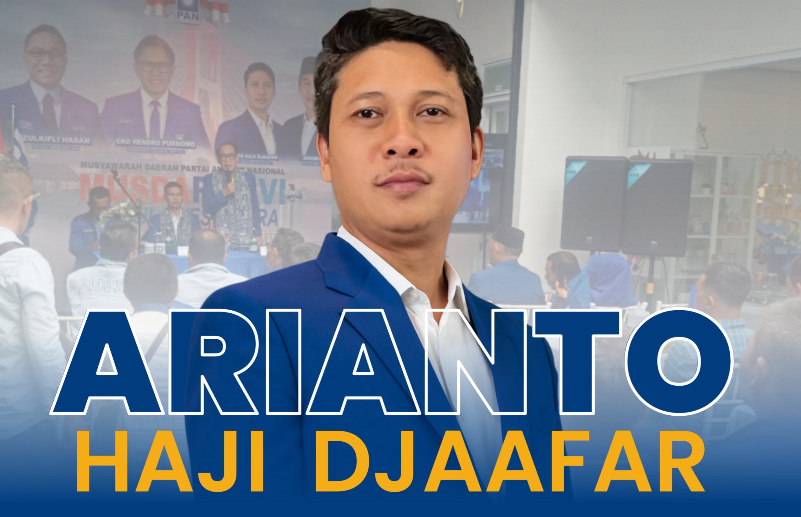 Sekretaris DPW PAN Sulut, Arianto Haji Djaafar