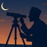 Seorang pengamat hilal mengarahkan teleskop ke langit senja saat sidang isbat penetapan awal Ramadhan 1447 H digelar oleh Kementerian Agama RI, Selasa (17/2/2026). Pemantauan dilakukan di lebih dari 90 titik rukyat di seluruh Indonesia. (Ilustrasi: dokumen)