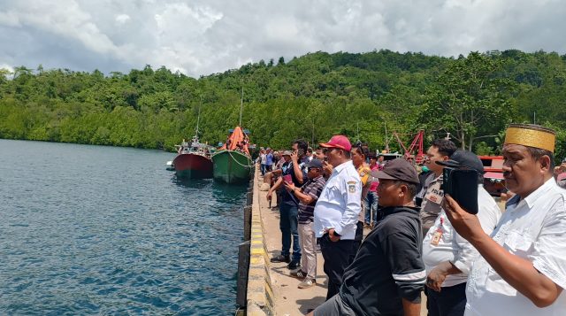 Wabup Deddy Sambut 281 Warga Pulau Ruang Korban Erupsi Gunung Ruang  